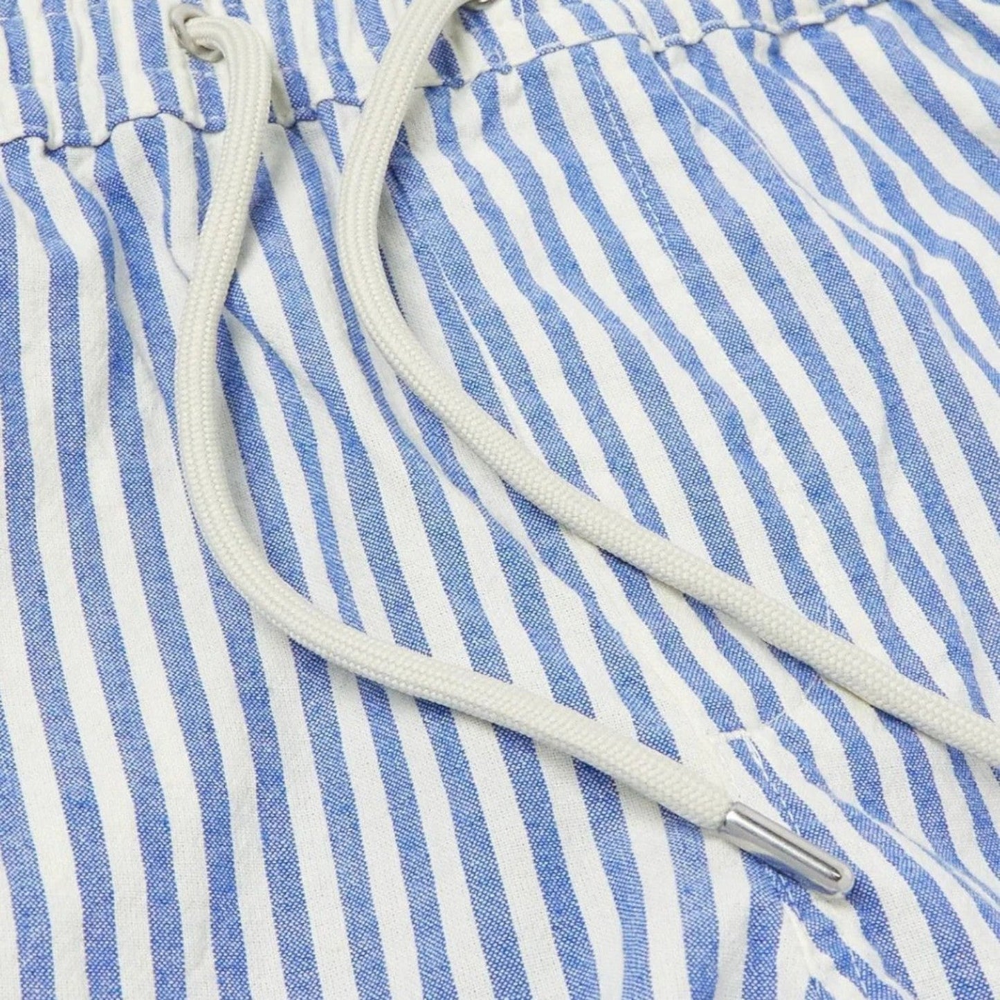 Striped Summer Shorts - fabric close-up