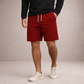 Men's Linen Shorts - Red