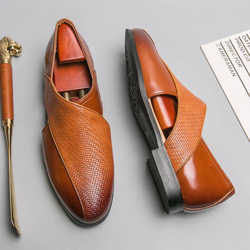 Panache Leather Loafers - detail