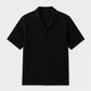 Elegant Smart Casual Shirt - Black flat
