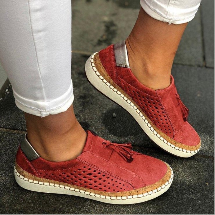 Orthopaedic Slippers for Women - Red
