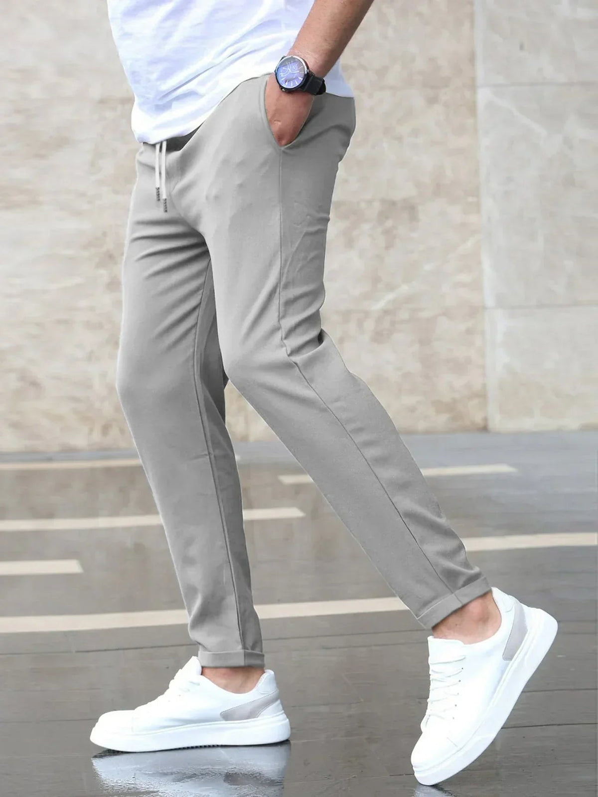 Relaxed Fitted Trousers - view 3