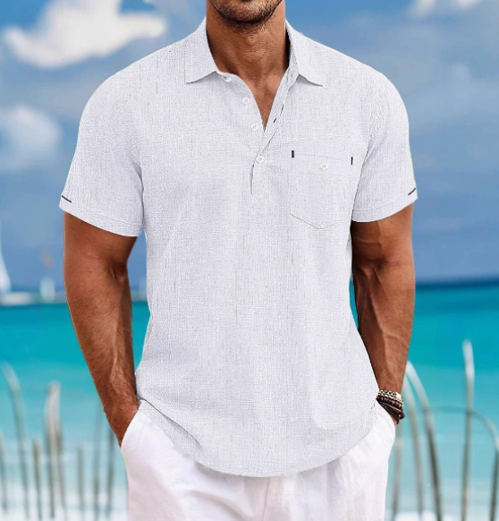 Collared Short Sleeve Shirt - view 3