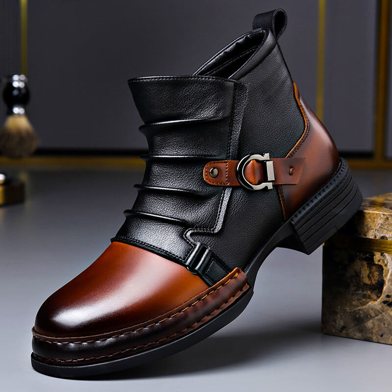 Lawson Genuine Italian Leather Boots - front view
