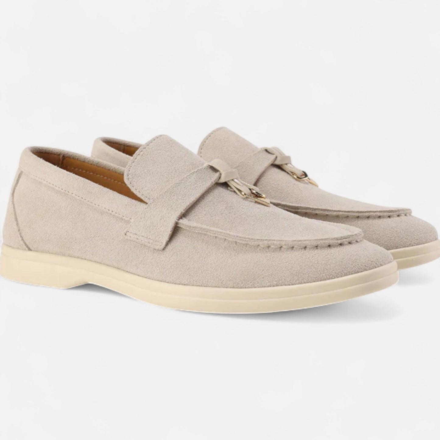 Old Money Lady Loafers - Beige
