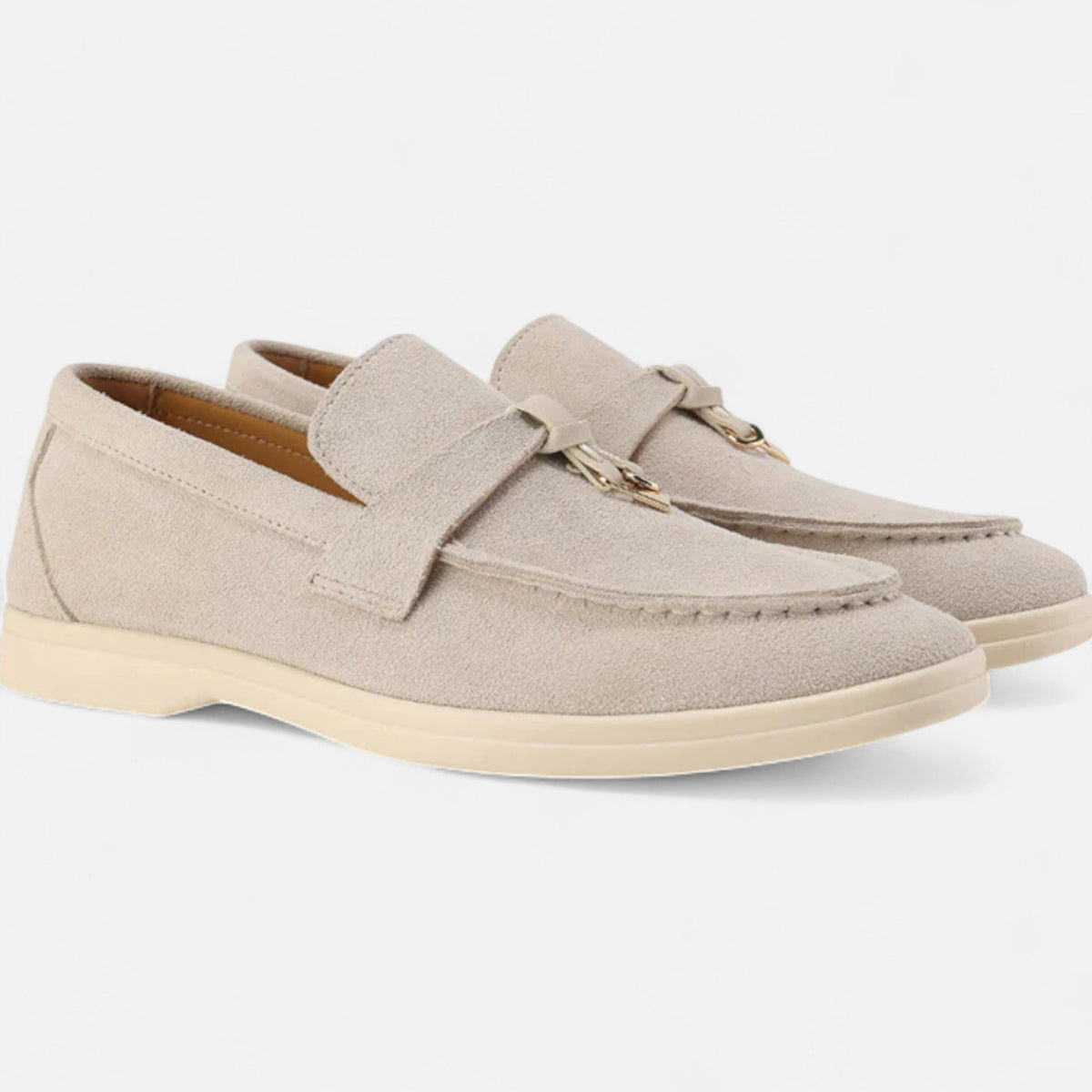 Old Money Lady Loafers - Beige