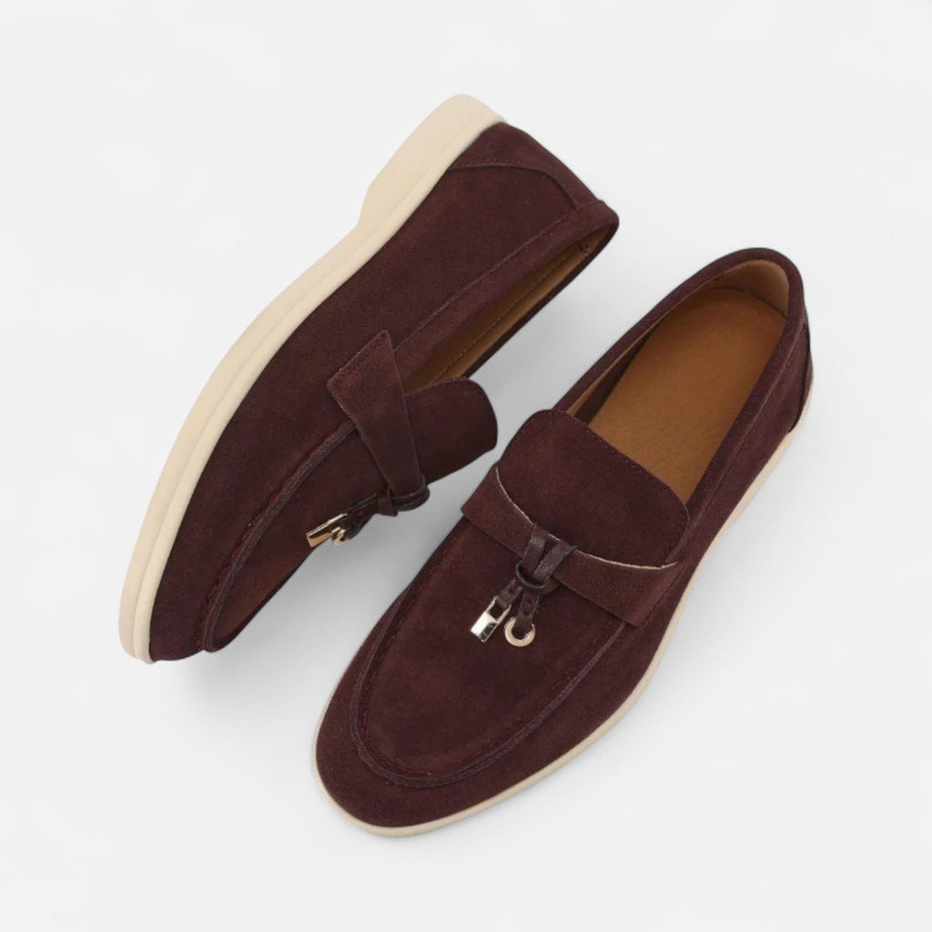 Old Money Lady Loafers - tassel detail