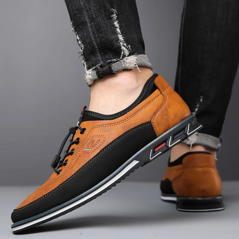 Low Top Paneled Men's Shoes - view 2