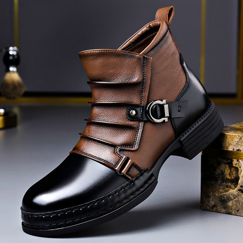 Lawson Genuine Italian Leather Boots - side profile