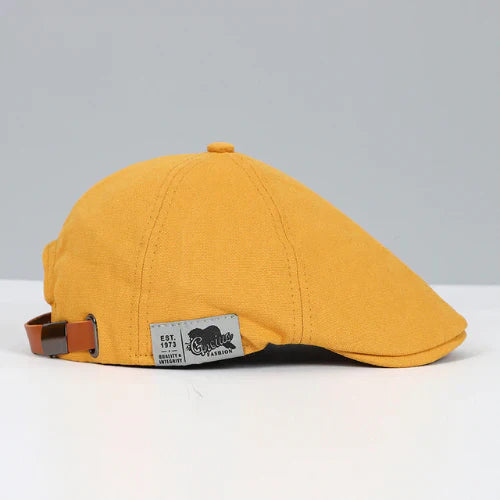Button Top Paneled Buckled Ivy Cap - view 6