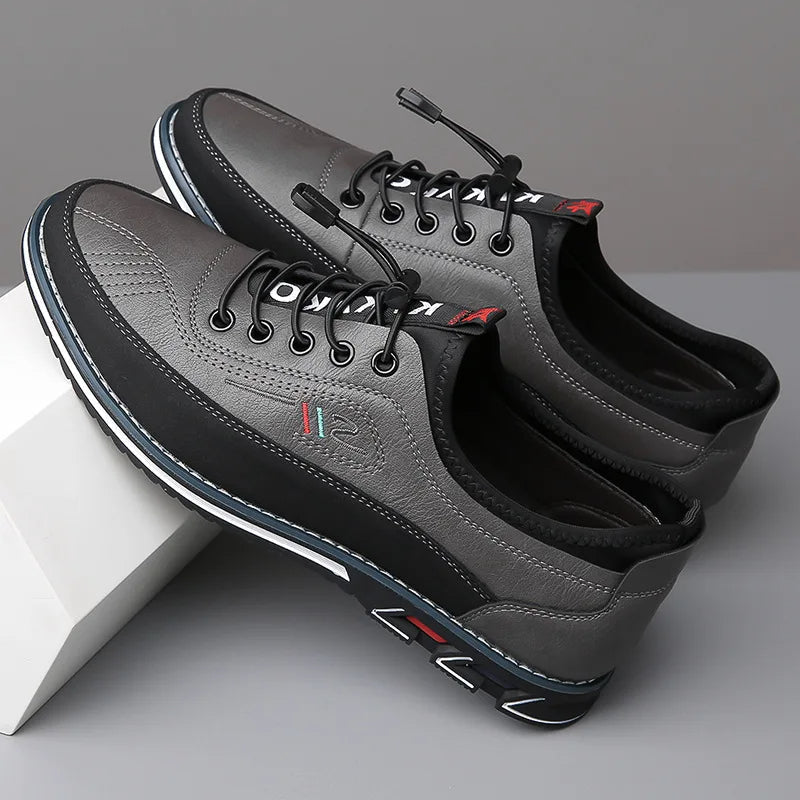 Low Top Paneled Men's Shoes - view 5