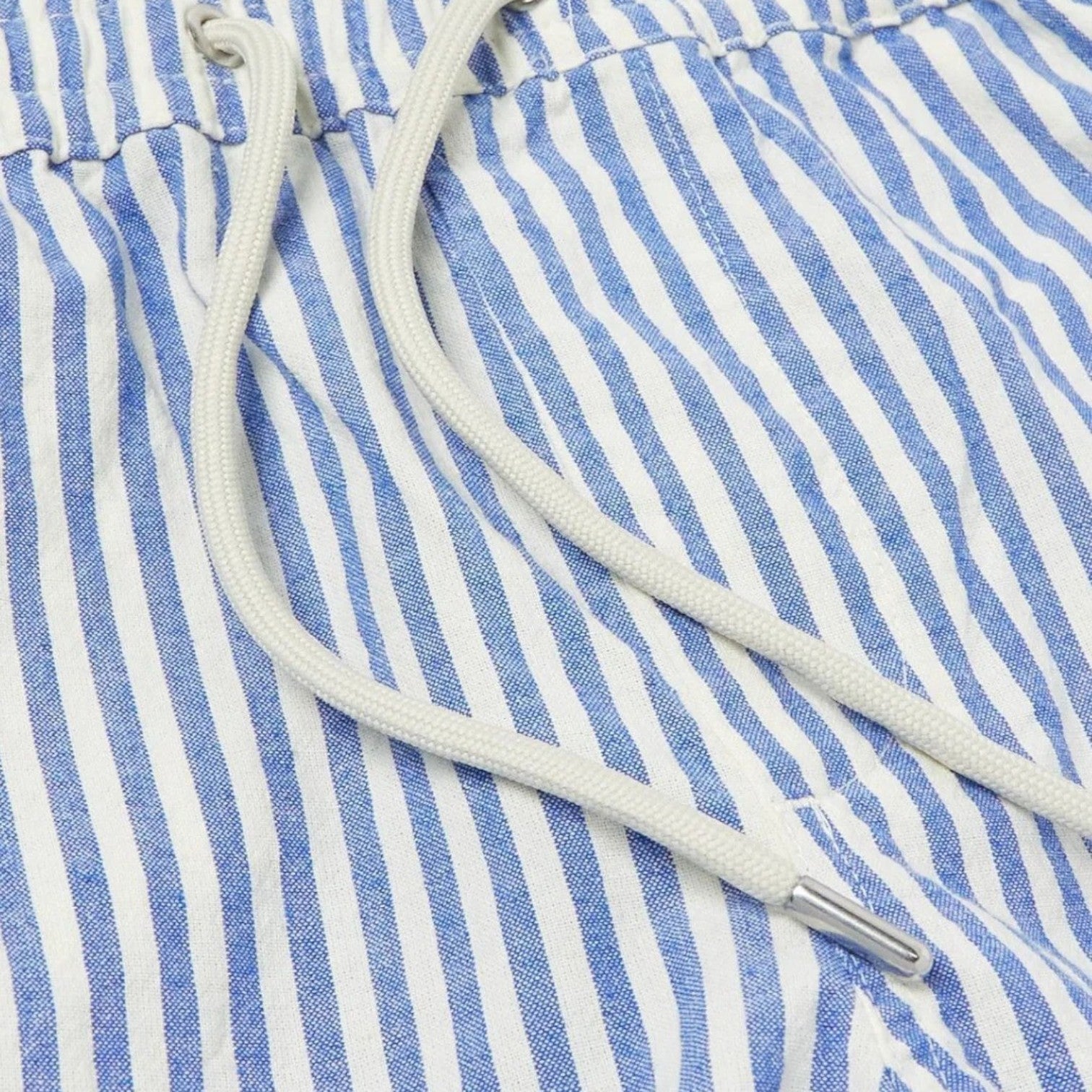 Striped Summer Shorts - fabric close-up