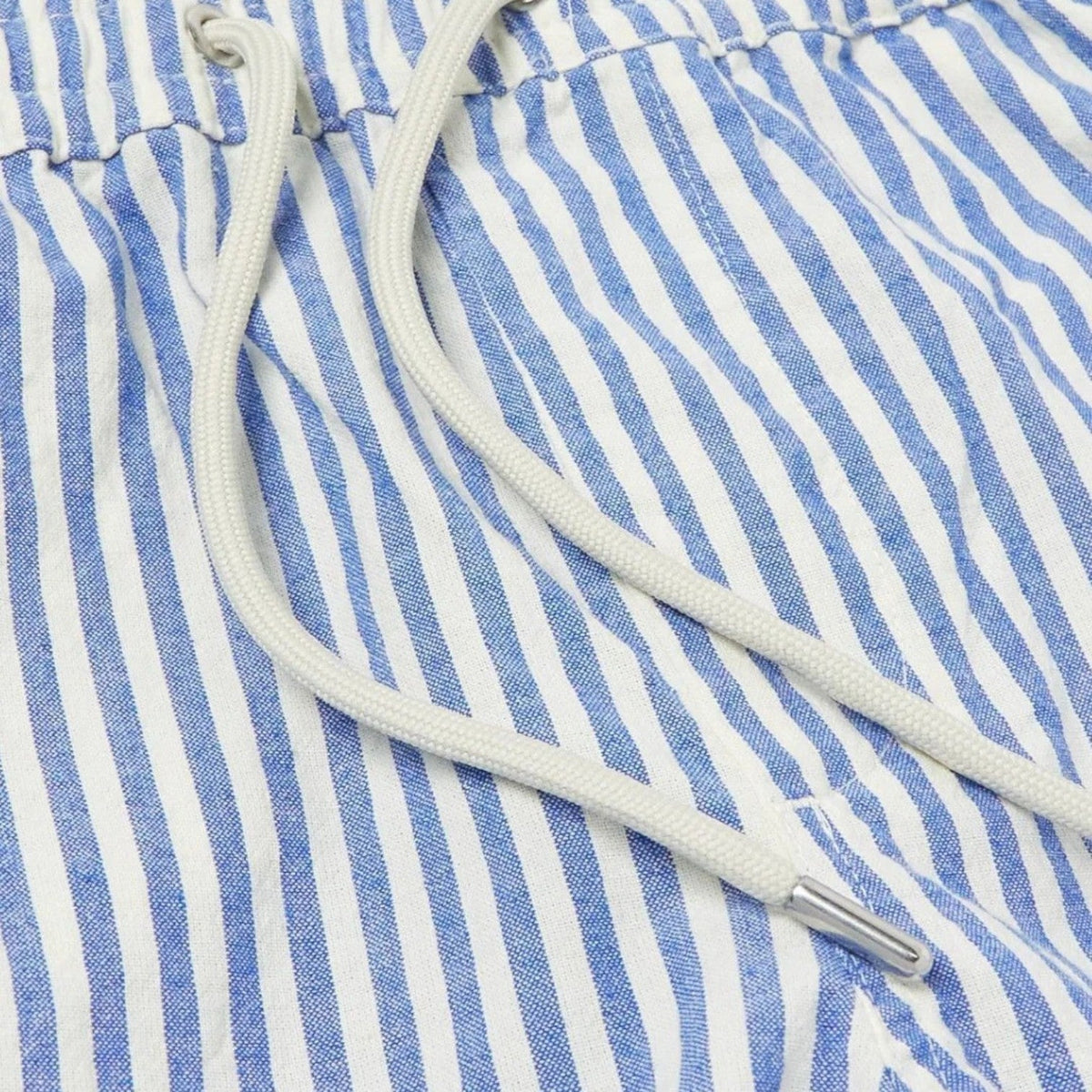 Striped Summer Shorts - fabric close-up