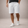 Men's Linen Shorts - White