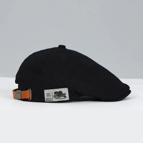 Button Top Paneled Buckled Ivy Cap - view 1