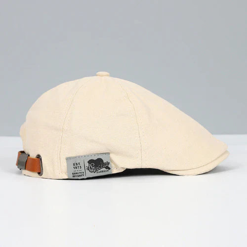 Button Top Paneled Buckled Ivy Cap - view 5