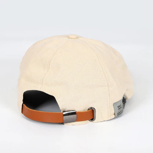 Button Top Paneled Buckled Ivy Cap - view 7