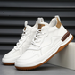 Alberti Leather Trainers - Gray
