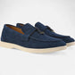 Old Money Lady Loafers - Fog Blue