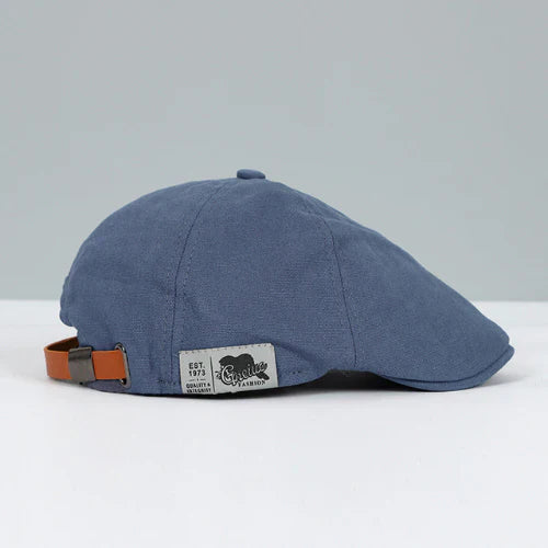 Button Top Paneled Buckled Ivy Cap - view 4
