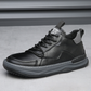 Alberti Leather Trainers - detail