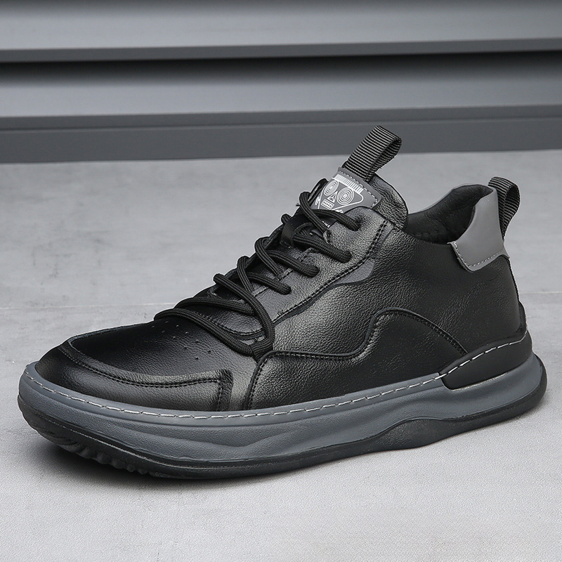 Alberti Leather Trainers - detail