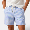 Striped Summer Shorts - front