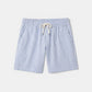Striped Summer Shorts - drawstring detail