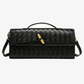 Woven Clutch Bag - Black