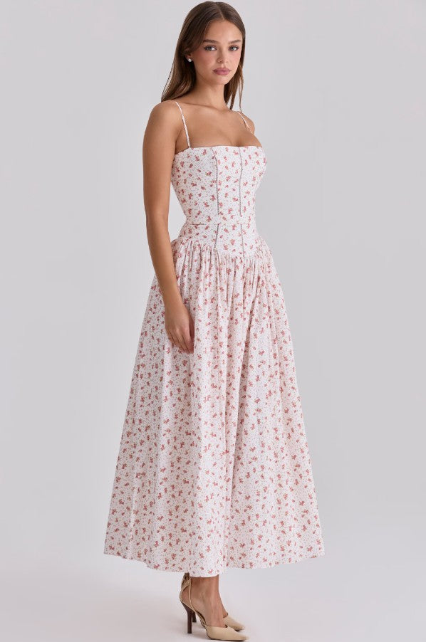 Ysabella Midi Dress - full view