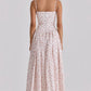 Ysabella Midi Dress - fabric detail