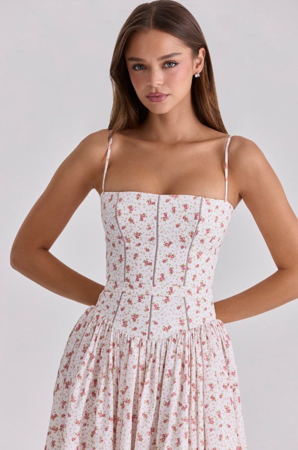 Ysabella Midi Dress - front view
