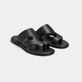 Comfortable Leather Sandals - Black main