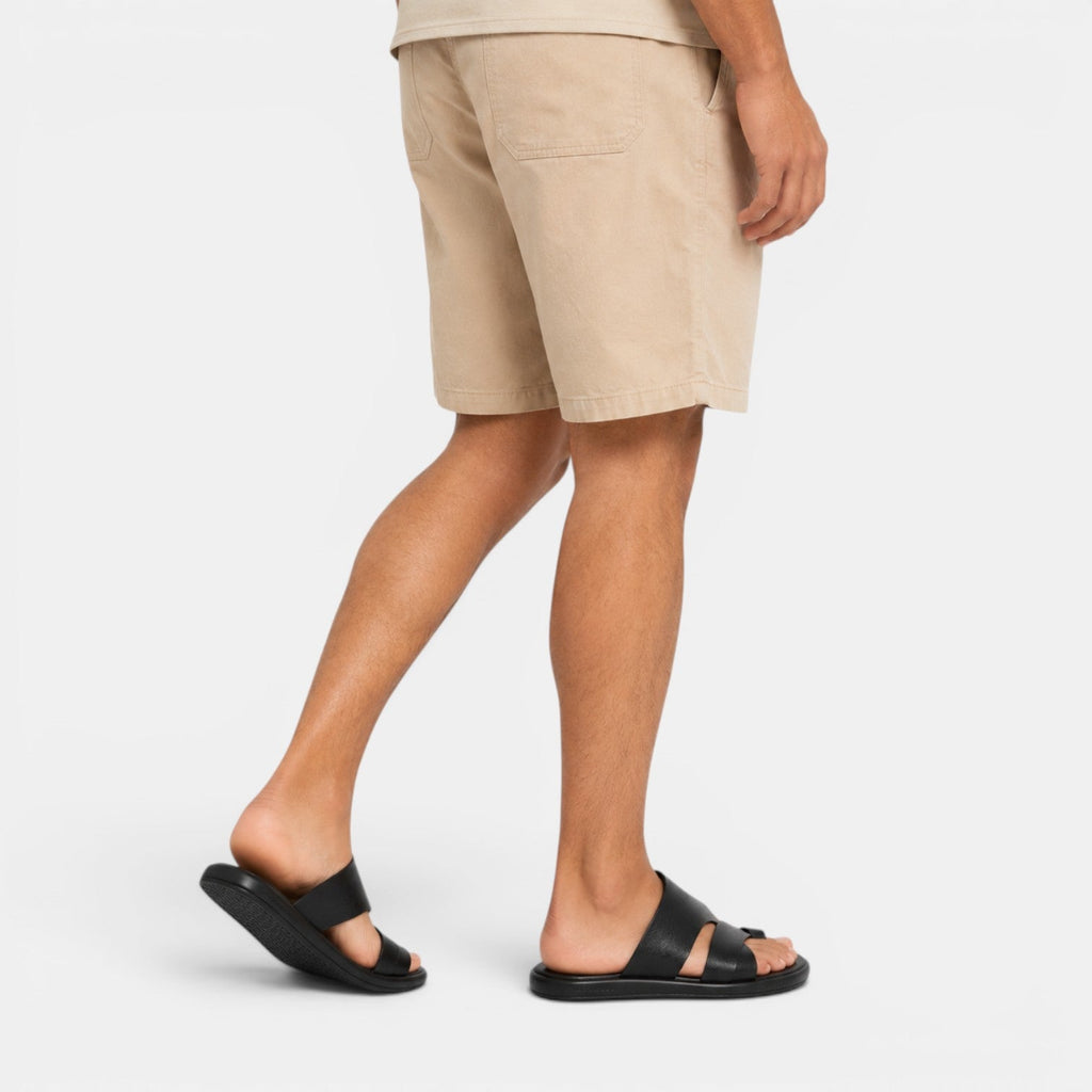 Comfortable Leather Sandals - Black styled