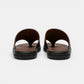Comfortable Leather Sandals - Brown pair