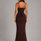 Bodycon Corset Maxi Dress - back detail