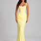 Bodycon Corset Maxi Dress - Lemon