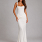 Bodycon Corset Maxi Dress - White