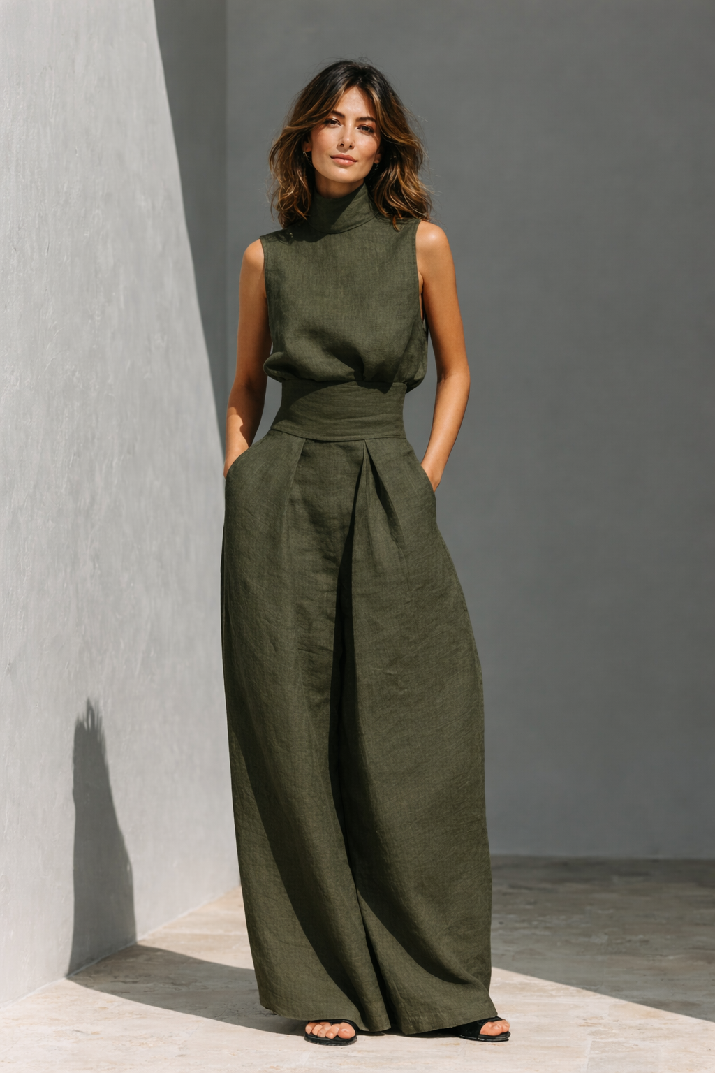 Pleated Two-Piece Set - view 5