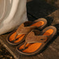 Langford Leather Sandals - top view