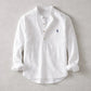 Osaka Henley Linen Shirt - casual chic summer