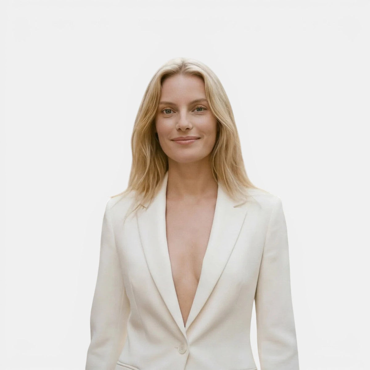Tailored Suit Set - White detail