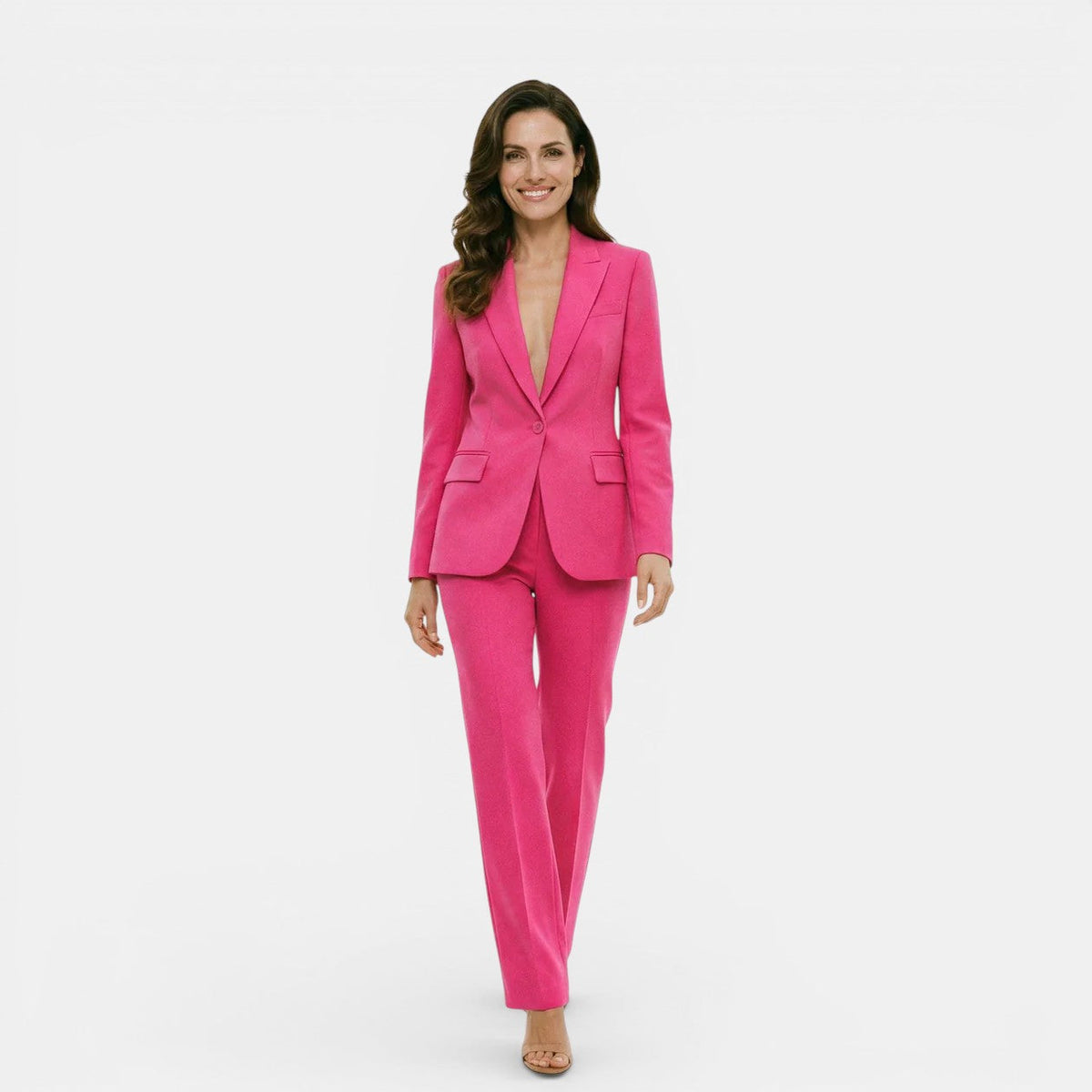 Tailored Suit Set - Pink