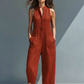 Solid Straight Cut Jumpsuit - view 6