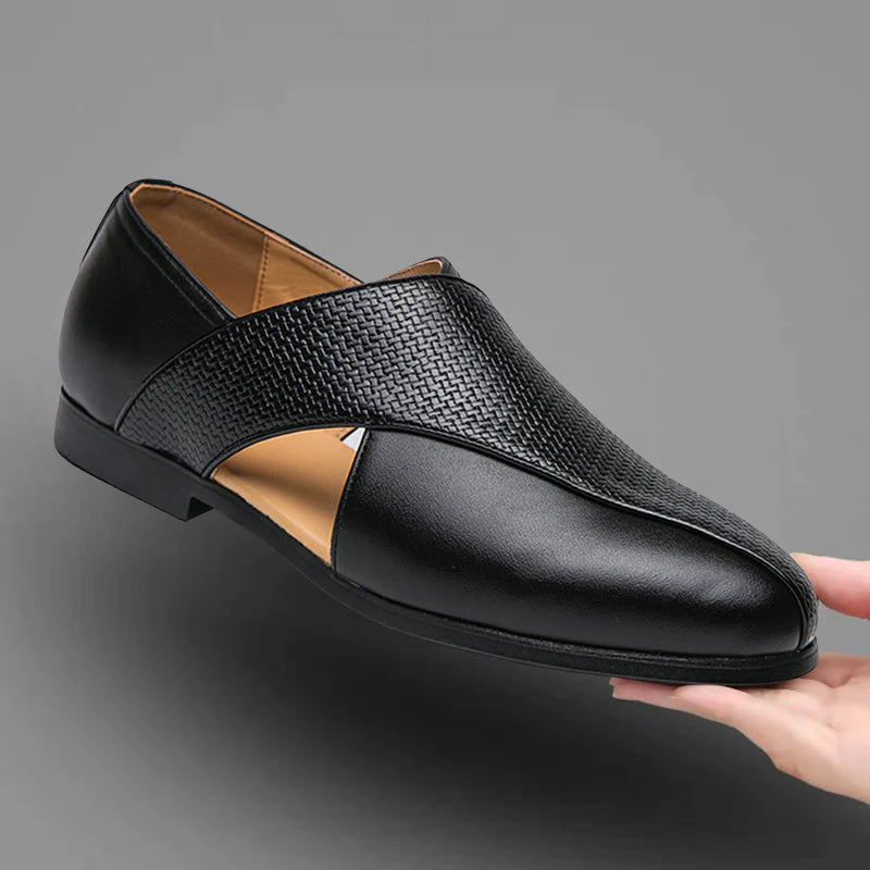 Panache Leather Loafers - profile