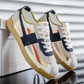 Hensen Retro Sneakers - White Blue Red colourway