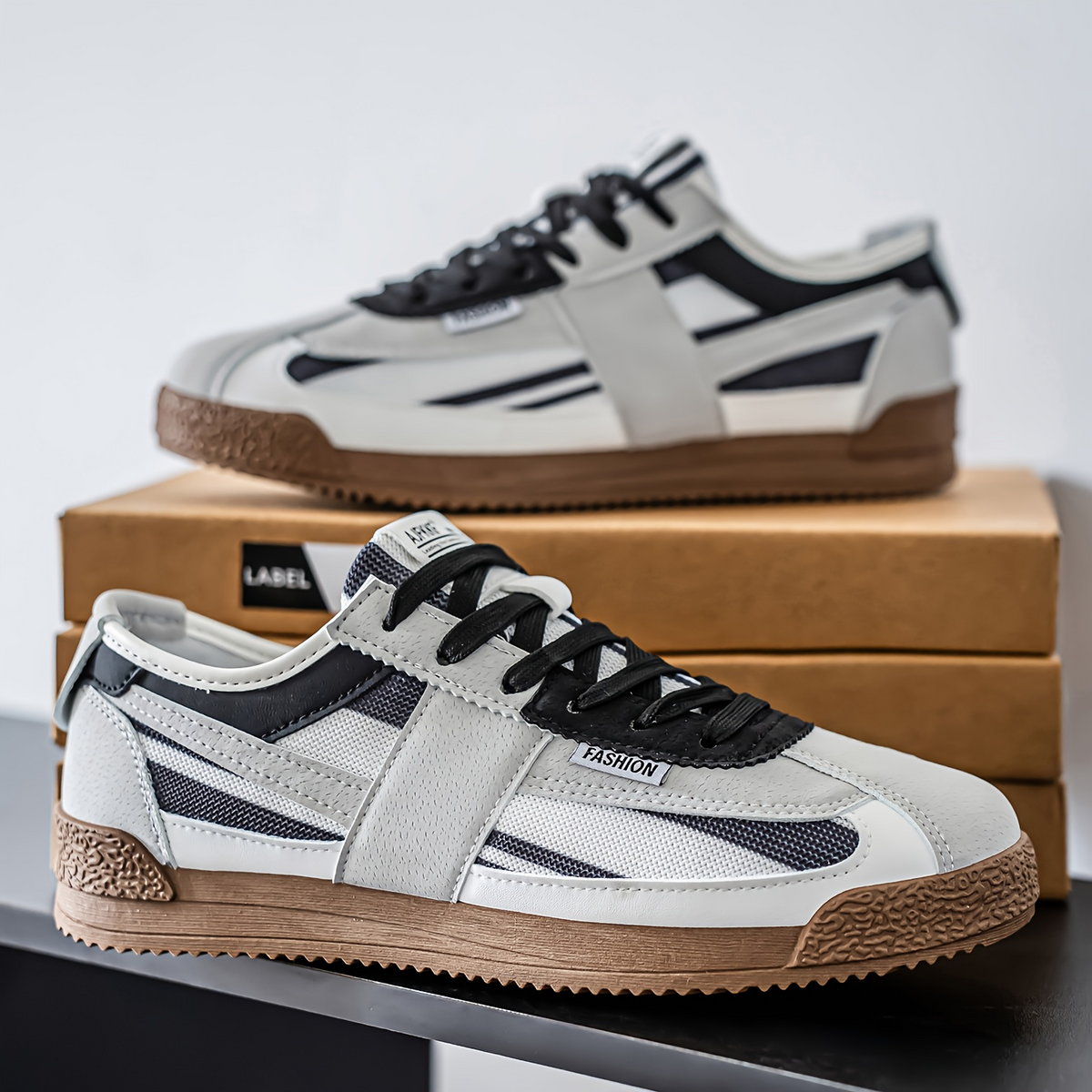 Hensen Retro Sneakers - back view