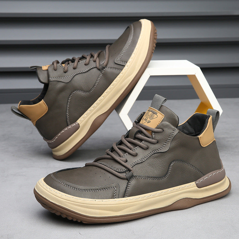 Alberti Leather Trainers - box packaging