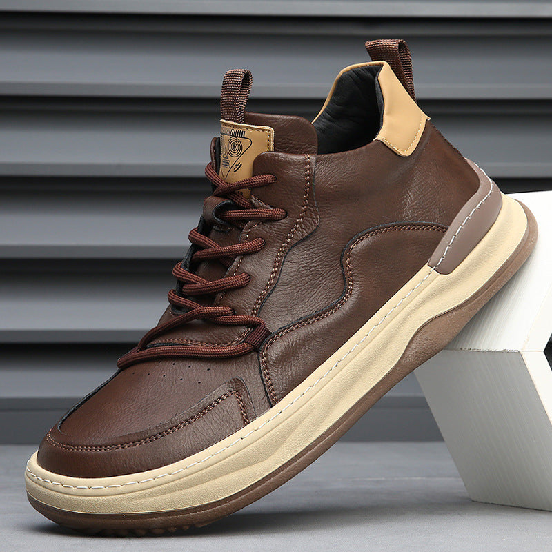 Alberti Leather Trainers - sole detail