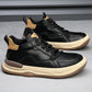 Alberti Leather Trainers - lifestyle worn